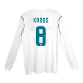 Maillot de football rétro domicile Real Madrid KROOS #8 2017/18 - Manches longues